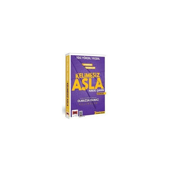 2026 YDS YÖKDİL YKSDİL Overdose Vocabulary Kelimesiz Asla