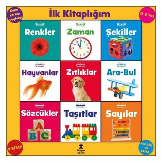 İlk Kitaplığım Seti - 9 Kitap Takım | Doğan Çocuk