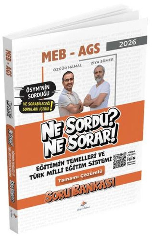 2026 MEB AGS Eğitimin Temelleri ve Türk Milli Eğitim Sistemi Ne Sordu Ne Sorar Tamamı Video Çözümlü Soru Bankası | Dizgi Kitap (Ciltsiz)