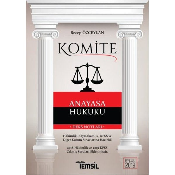 Komite - Anayasa Hukuku 2019 | Temsil Kitap (Ciltsiz)