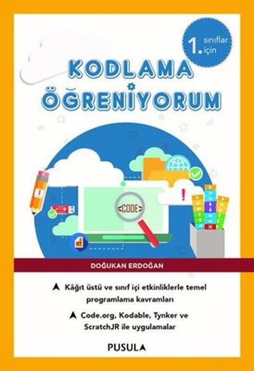 Kodlama Öğreniyorum - 1. Sınıflar İçin | Pusula Yayıncılık