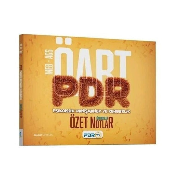 ÖABT MEB-AGS PDR Psikolojik Danışmanlık ve Rehberlik Öğretmenliği Özet Ders Notları