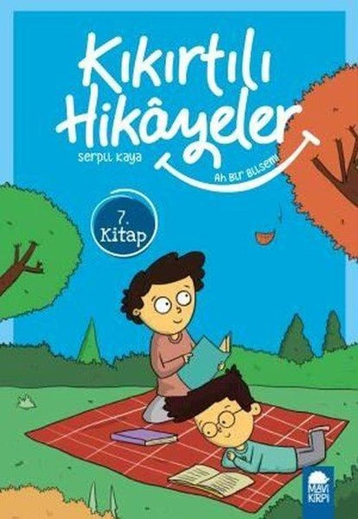 Ah Bir Bilsem-Kıkırtılı Hikayeler 7.Kitap-3.Sınıf Okuma Kitabı | Mavi Kirpi (İnce Kapak)