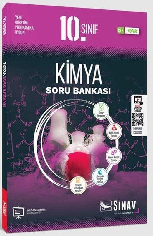 10.Sınıf Kimya Soru Bankası | Sınav Dergisi Yayınları (İnce Kapak)