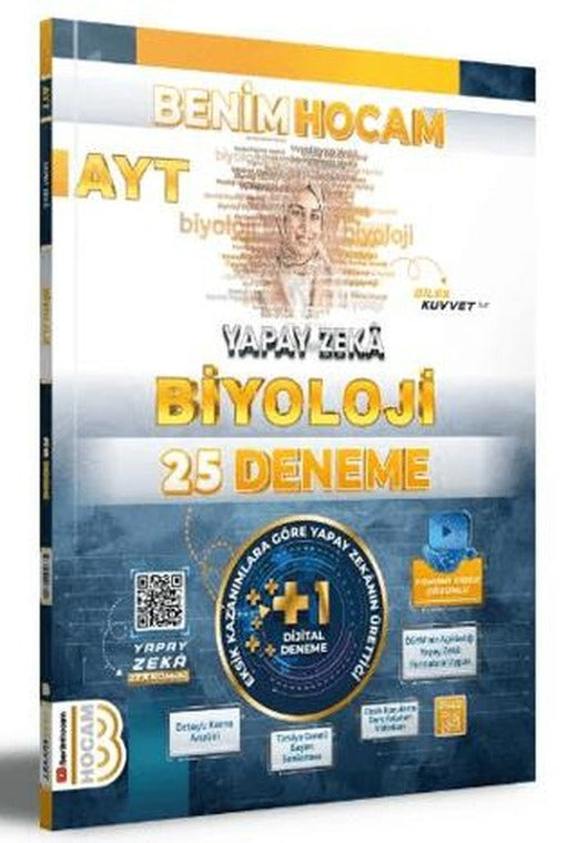 AYT Yapay Zekâ Biyoloji 25 Deneme | Benim Hocam Yayınları (Ciltsiz)