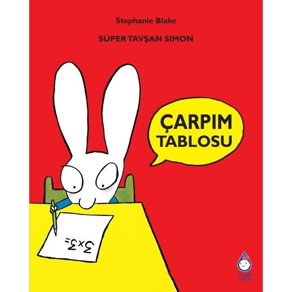 Süper Tavşan Simon - Çarpım Tablosu | Maxi Çocuk (İnce Kapak)