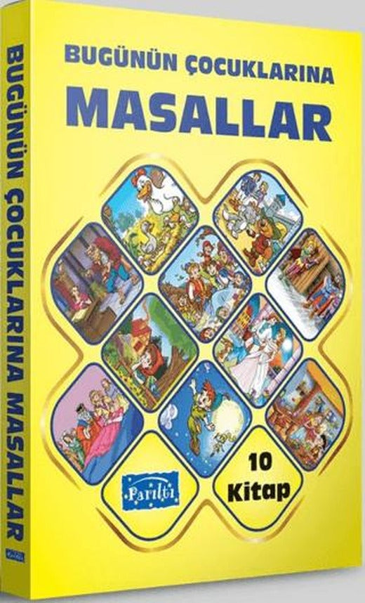 Bugünün Çocuklarına Masallar Dizisi (10 Kitap Takım) | Parıltı Yayınları (Ciltsiz)