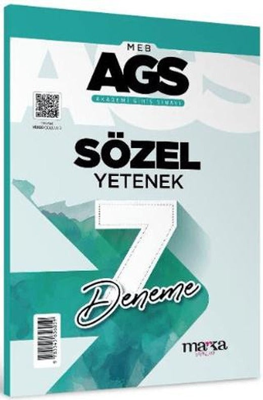 AGS Sözel Yetenek 7 Deneme | Marka Yayınları (Ciltsiz)