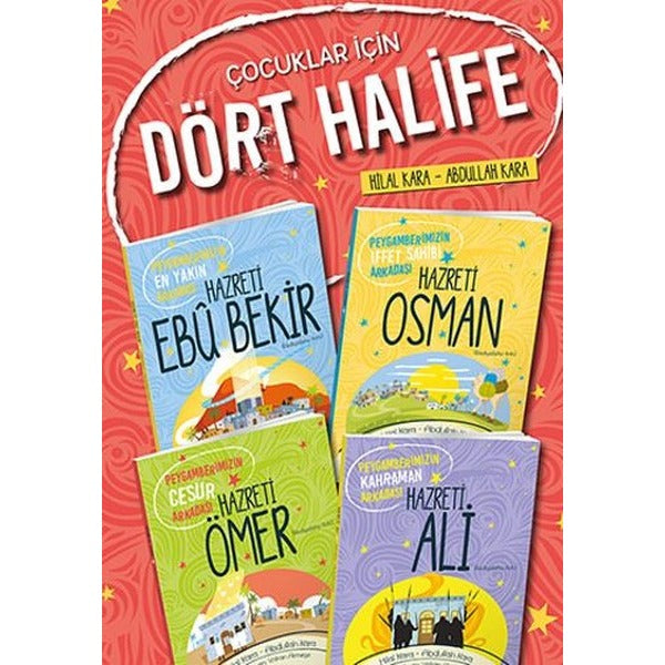 Çocuklar İçin Dört Halife Seti (4 Kitap Takım)