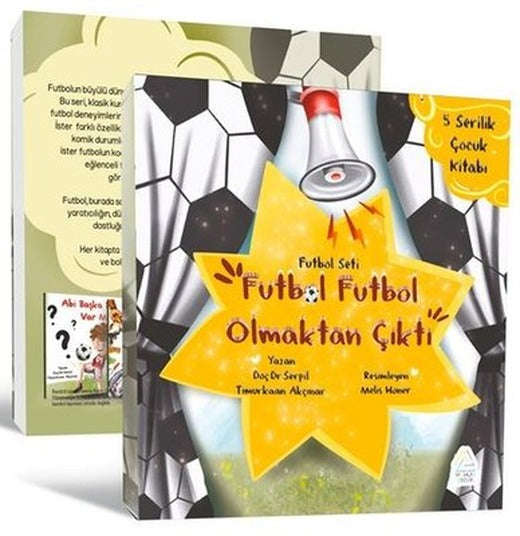 Futbol Futbol Olmaktan Çıktı Seti - 5 Kitap Takım | Mahlas Çocuk (İnce Kapak)