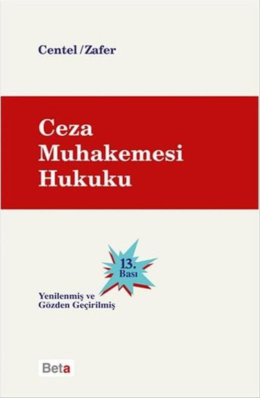 Ceza Muhakemesi Hukuku | Beta Yayınları (İnce Kapak)