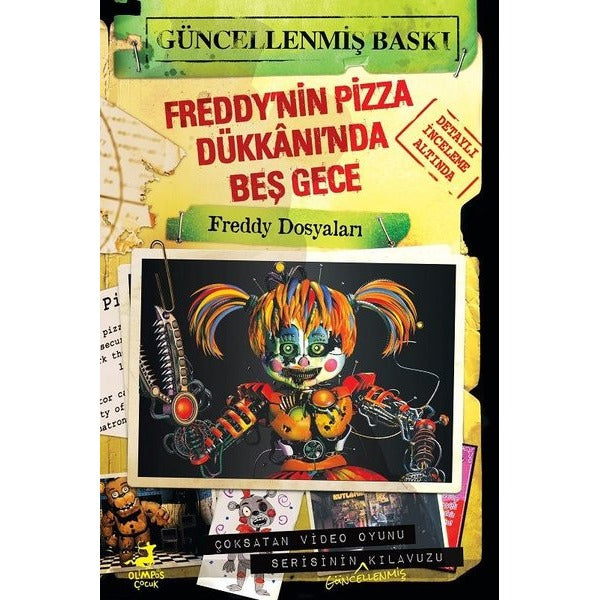 Freddy'in Pizza Dükkanı'nda Beş Gece - Freddy Dosyaları | Olimpos Çocuk (İnce Kapak)