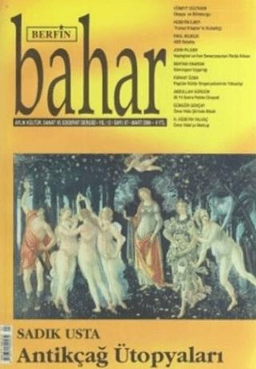 Berfin Bahar Aylık Kültür, Sanat ve Edebiyat Dergisi Sayı: 97 | Berfin Bahar Dergisi (Ciltsiz)