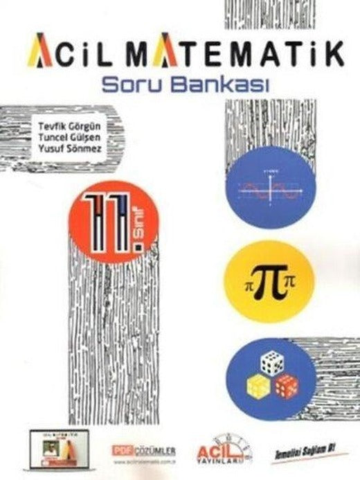 11. Sınıf Acil Matematik Soru Bankası | Acil Yayınları (İnce Kapak)