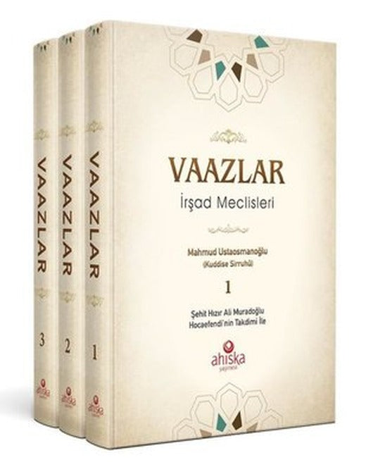 Vaazlar İrşad Meclisleri - 3 Cilt Takım | Ahıska Yayınevi (Ciltli)