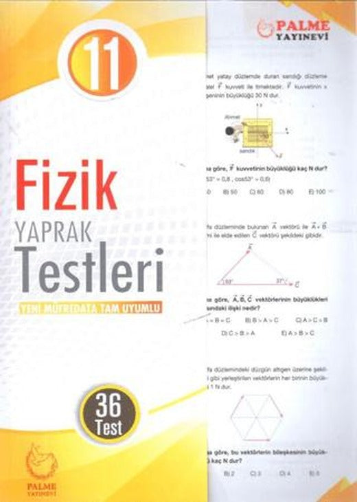 Palme Yaprak Test 11. Sınıf Fizik | Palme Yayınları (Ciltsiz)