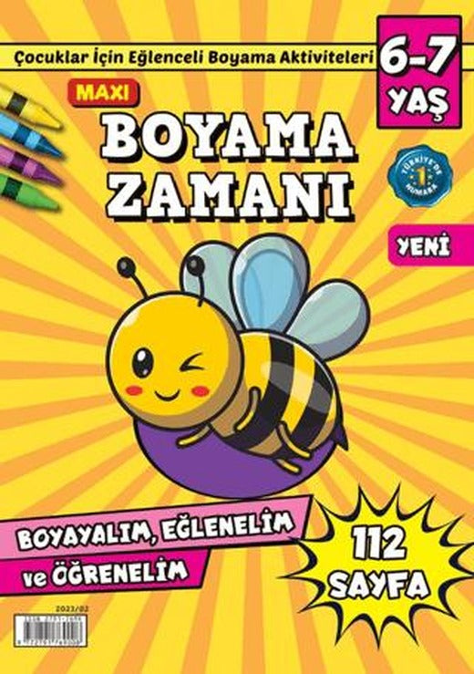 Maxi Boyama Zamanı 6 | Maxi Yayıncılık (Ciltsiz)