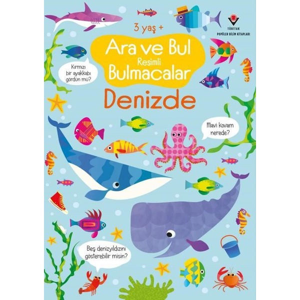 Denizde - Ara ve Bul Resimli Bulmacalar | Tübitak Yayınları