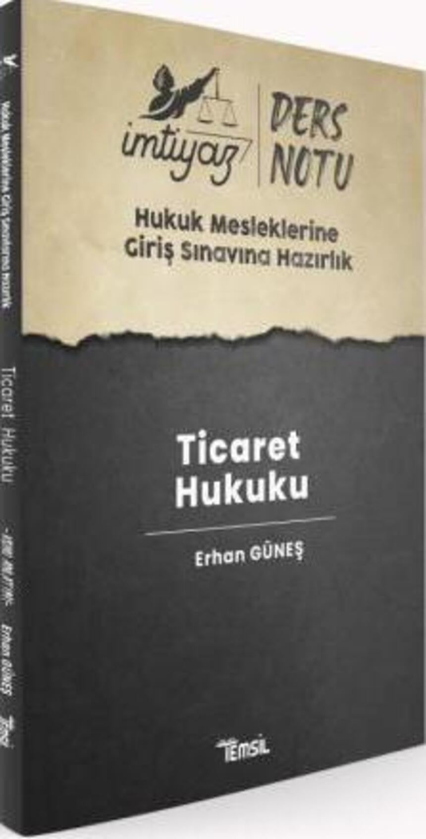 İmtiyaz HMGS Ders Notları Ticaret Hukuku | Temsil Kitap (Ciltsiz)