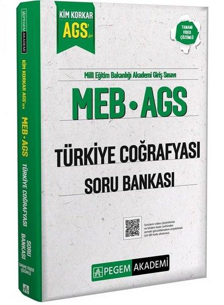 MEB AGS Kim Korkar Türkiye Coğrafyası Soru Bankası Tamamı Çözümlü | Pegem Akademi Yayıncılık (İnce Kapak)  - Resim 1
