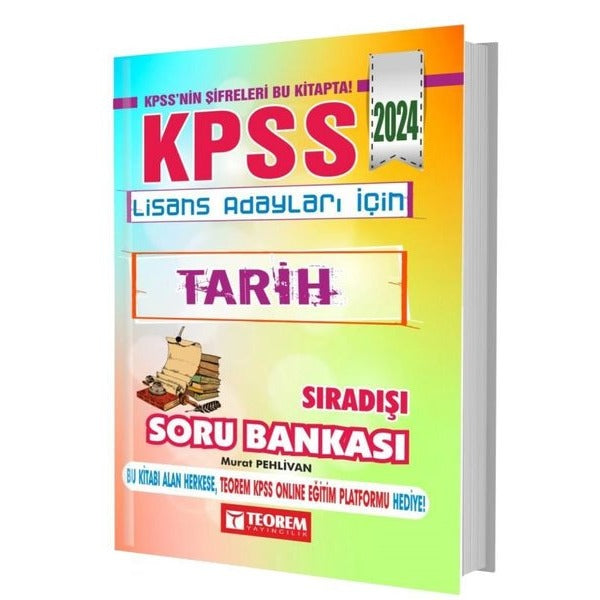 2024 KPSS Lisans Tarih Sıradışı Soru Bankası | Teorem Yayınları (İnce Kapak)