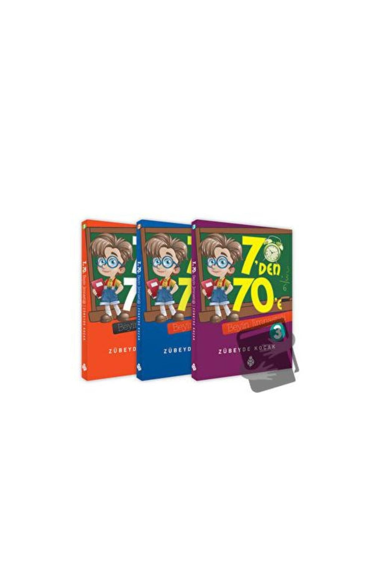 7'den 70'e Beyin Jimnastiği - 3 Kitap | Uğurböceği Yayınları (Ciltsiz)