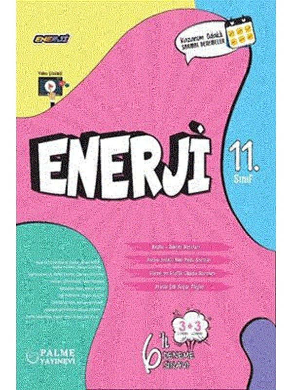 11. Sınıf Enerji 6 Deneme Sınavı | Palme Eğitim (İnce Kapak)