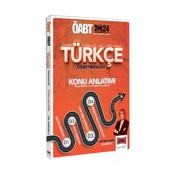 2024 ÖABT Türkçe Öğretmenliği Konu Anlatımı Yol Haritası 4 | Yargı Yayınevi (Ciltsiz)