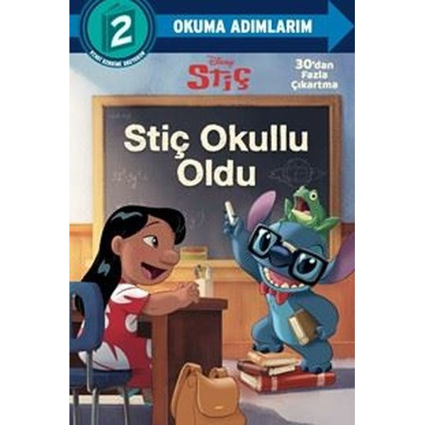 Disney Stiç - Stiç Okullu Oldu - Disney Okuma Adımlarım 2 | Beta Kids (İnce Kapak)