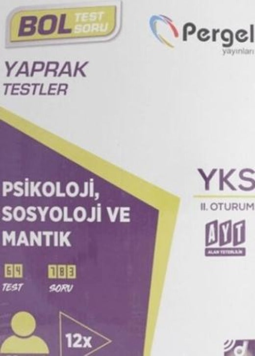 AYT Psikoloji - Sosyoloji - Mantık Kutu Test | Pergel Yayınları (Ciltsiz)