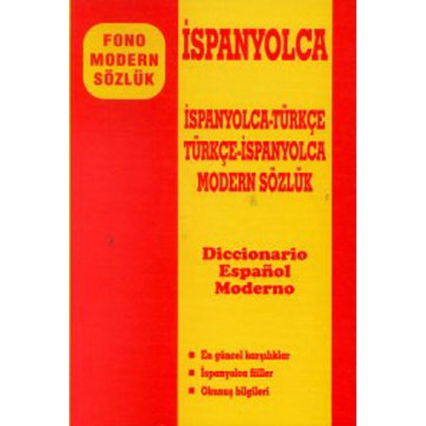 Modern İspanyolca-TürkçeTürkçe-İspanyolca Sözlük | Fono Yayınları (Ciltli)