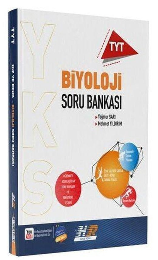2022 TYT Biyoloji Soru Bankası | Hız ve Renk Yayınları (İnce Kapak)