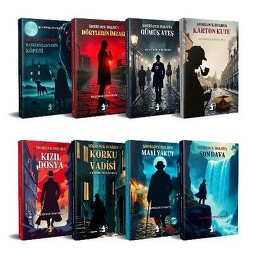 Sherlock Holmes Seti - 8 Kitap Takım | Sedna Yayınları (İnce Kapak )