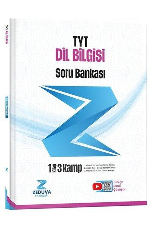 Türkçe Saati TYT Dil Bilgisi 1 Kitap 3 Kamp Soru Bankası | Zeduva Yayınları (İnce Kapak)