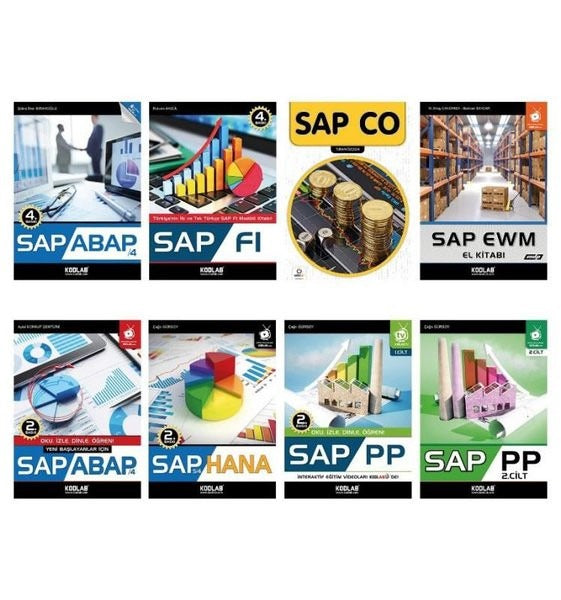 Süper SAP Programlama Eğitim Seti - 3 Kitap Takım | Kodlab (İnce Kapak)