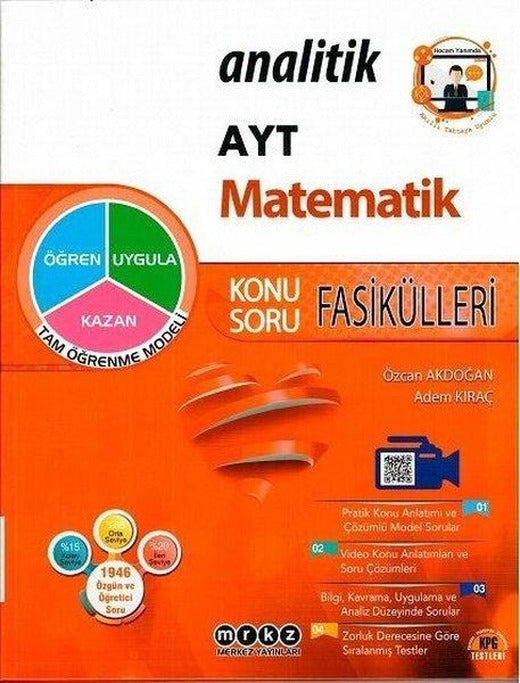 AYT Matematik Analitik Konu Soru Fasikülleri | Merkez Yayınları (İnce Kapak)