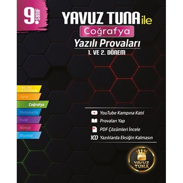 9. Sınıf Coğrafya Yazılı Provaları | Yavuz Tuna (İnce Kapak)