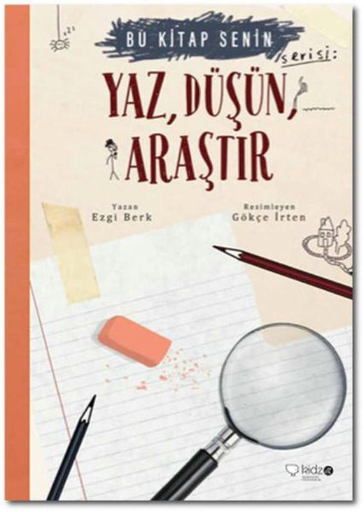 Yaz Düşün Araştır-Bu Kitap Senin | Redhouse Kidz Yayınları (İnce Kapak)