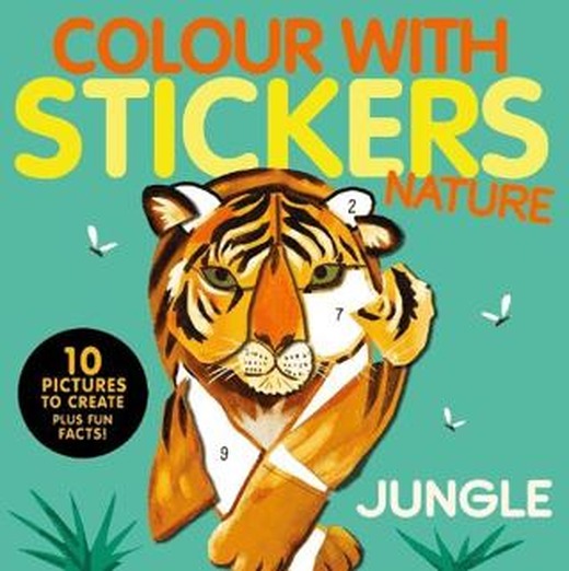 Colour with Stickers: Jungle | Little Tiger Group (Ciltsiz)