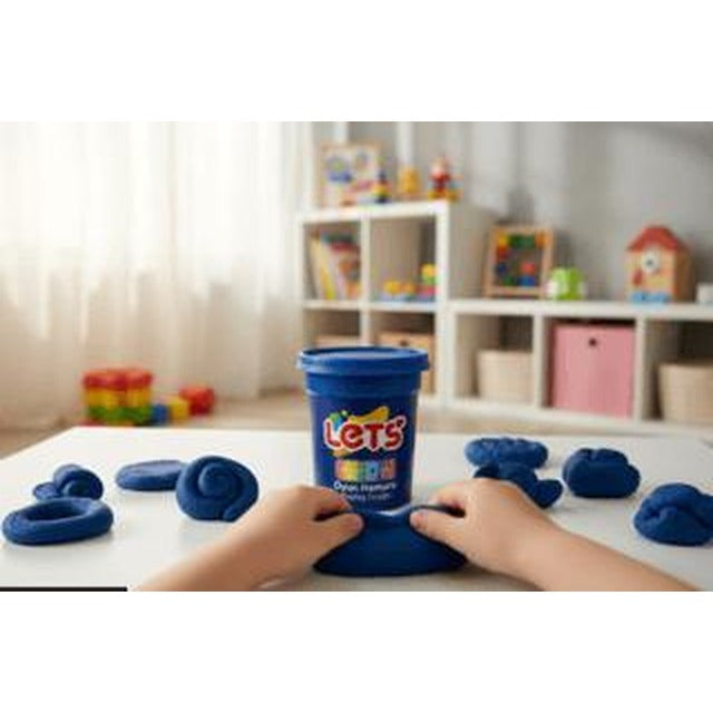 Let's Neon Oyun Hamuru Lacivert 110g | Lets