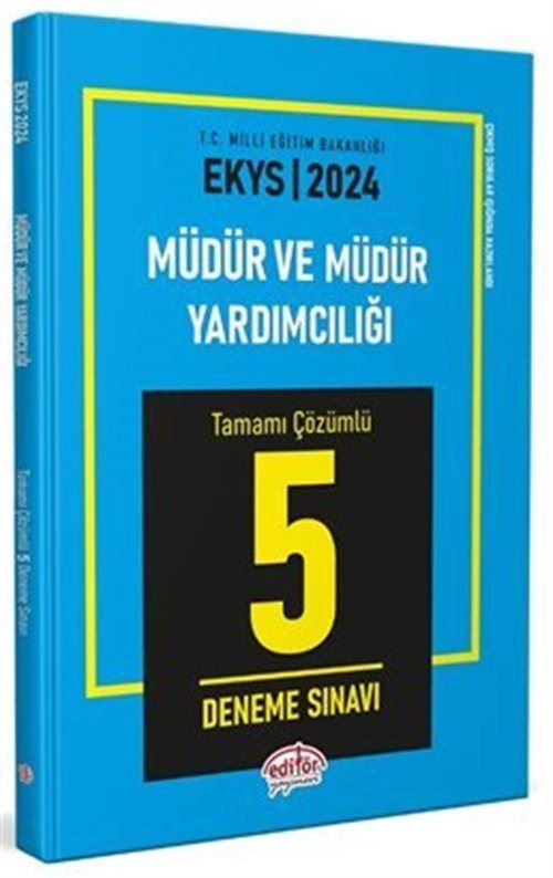 2026 MEB EKYS Müdür ve Müdür Yardımcılığı Tamamı Çözümlü 5 Deneme Sınavı