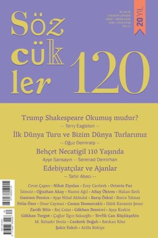 Sözcükler Dergisi 120. Sayı Mart - Nisan 2026 | Sözcükler Yayınları (Ciltsiz)