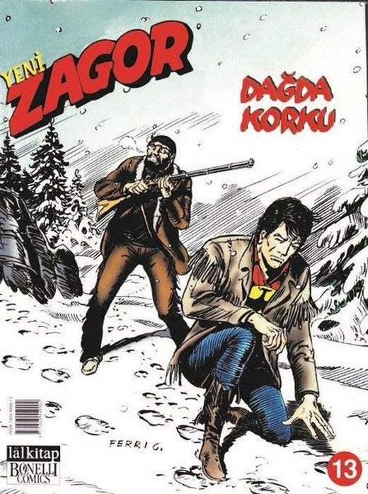 Zagor Sayı 13-Dağda Korku | Lal (İnce Kapak)