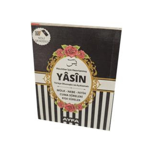 Kabe Desenli Türkçe Okunuşlu Yasin - Çanta Boy
