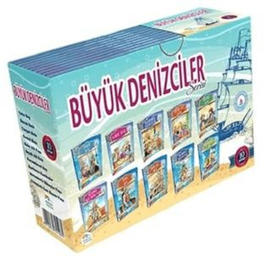Büyük Denizciler Seti (10 Kitap Takım) | Maviçatı Yayınları (Ciltsiz)