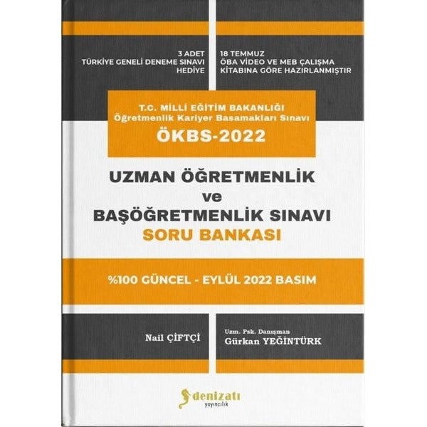 2022 MEB ÖKBS Uzman Öğretmenlik ve Başöğretmenlik Soru Bankası