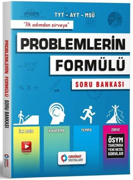 TYT Problemlerin Formülü Soru Bankası | Ordinat Yayınları (İnce Kapak)  - Resim 1