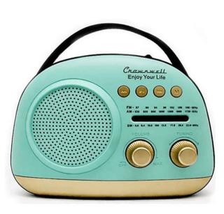 Crownwell Taşınabilir Bluetooth Retro Radyo Arizona Serisi / Blue | Crownwell - Resim 1