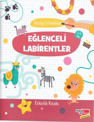 Yazılıp Silinebilir Eğlenceli Labirentler (2-4 Yaş)
