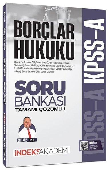 2026 KPSS A Grubu Borçlar Hukuku Soru Bankası Çözümlü | İndeks Akademi (İnce Kapak)  - Resim 1